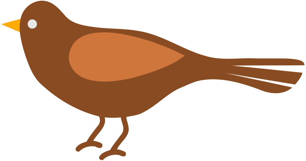 OnlineLabels Clip Art - Simple Bird